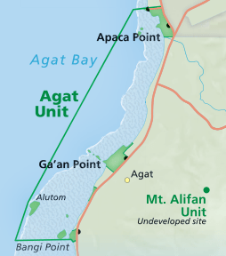 War in the Pacific National Historical Park - southern units