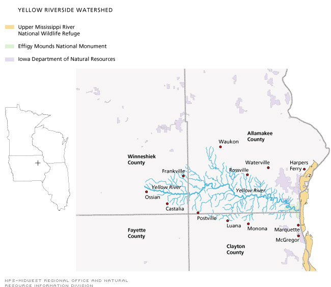 YellowRiver EasternIowa Map