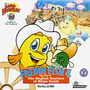 Freddi Fish 4 - The Case of the Hogfish Rustlers of Briny Gulch coverart.png