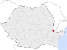 Location of Galaţi