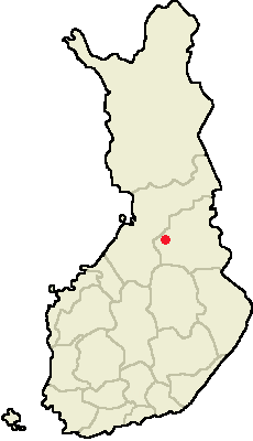 Location of Vaala in Finland
