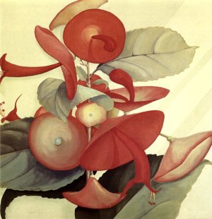 Genevieve Springston Lynch - 'Cup-and-Saucer Flowers', oil on canvas, c. 1940