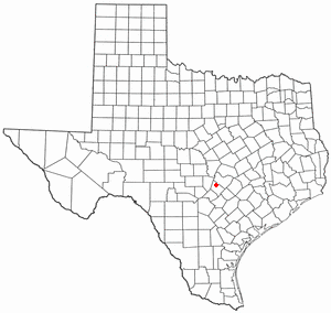 Location of Dripping Springs, Texas