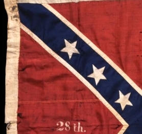 28th Virginia Infantry Color (top left detail)