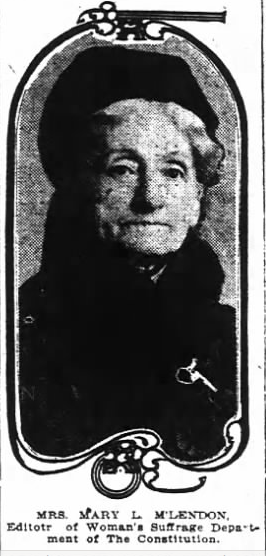 Mary Latimer McLendon in Atlanta Constitution, 15 June 1913