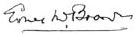 Ernest William Brown signature.jpg