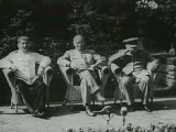 Potsdam Conference 1945, leaders in chairs