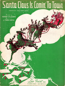 Santa Claus Is Comin' to Town sheet music cover 1934.png