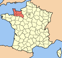 Basse-Normandie map