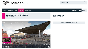 Senedd tv website 2022