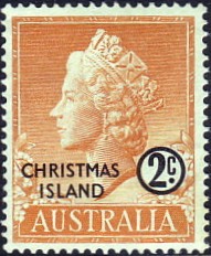 Stamp Christmas Island 1958 2c