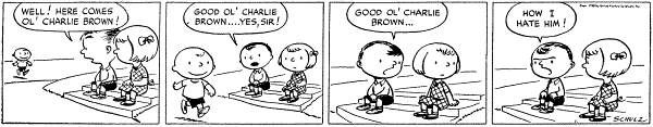 First Peanuts comic