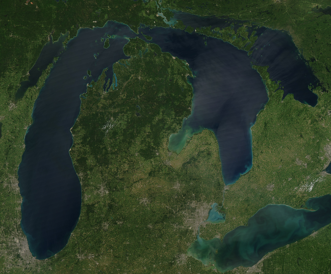 Lake Huron-Michigan (satellite)