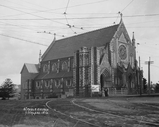 St Paul's Church, Auckland, 1909