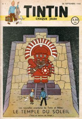 Journal de Tintin Le Temple du Soleil