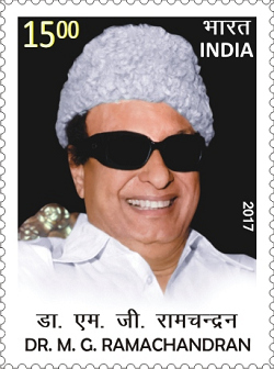 MG Ramachandran 2017 stamp of India