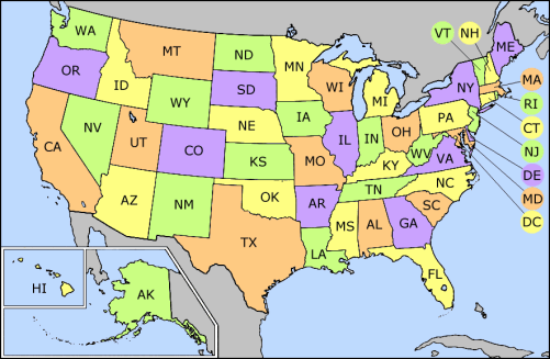 What Is The State Abbreviation For All 50 States