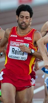 Antonio Reina 800m men final Helsinki 2012 (cropped)