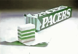 Pacers Mints 1981 television ad screenshot