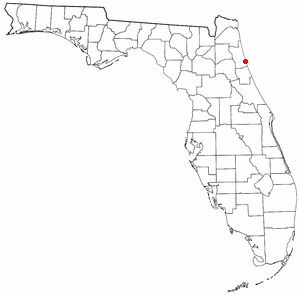 Location of Crescent Beach, Florida