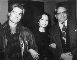 Nancy Kwan with son Bernie and husband Norbert Meisel