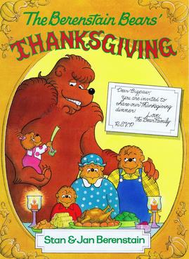 The Berenstain Bears' Thanksgiving - book cover (1997)
