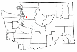 Location of Snohomish, Washington.