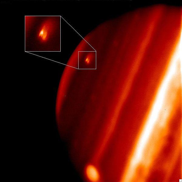Jupiter impact by Keck Hawaii