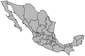 Location of Salvatierra in Mexico
