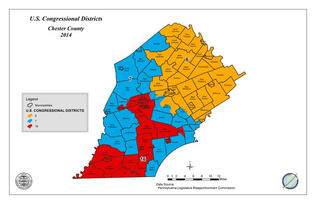 Chester County's Congressional Districts 