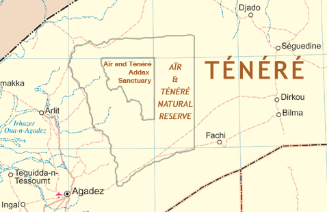 Tenere Air park map