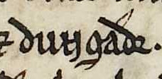 Donnchadh mac Dubhghaill (AM 45 fol, folio 103r)