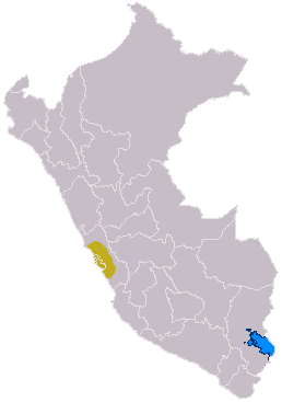 The extent of the Lima culture