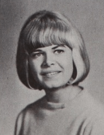 Sally Struthers yearbook photo 1965