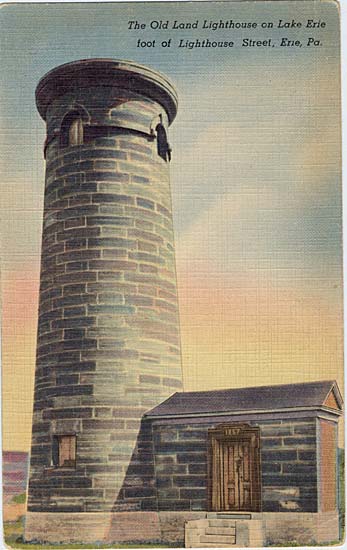 Erie land lighthouse pre 1914