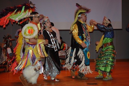 Haliwa Saponi dancers
