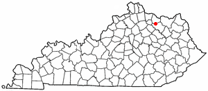 Location of Nepton, Kentucky