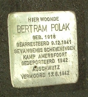 Stolperstein Bertram Polak Tilburg