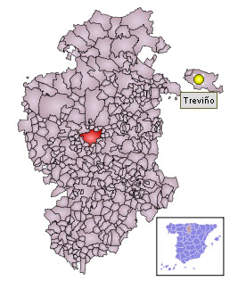 Mapa Treviño en Burgos