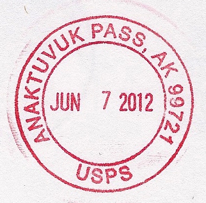 Anaktuvuk Pass AK Postmark 1