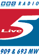 BBC Radio 5 Live logo 1994 animated