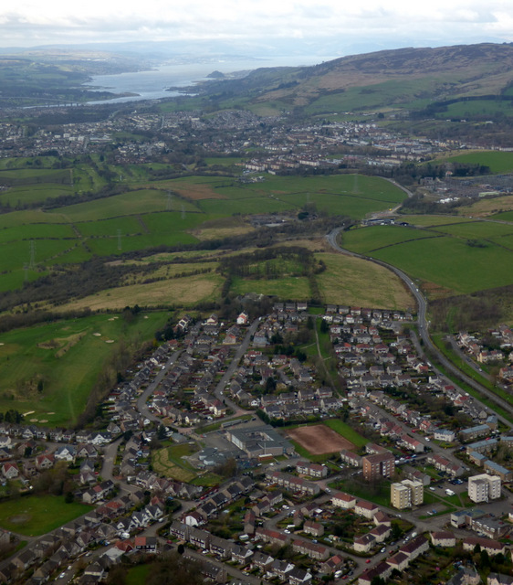 Bearsden from the air (geograph 5186835)