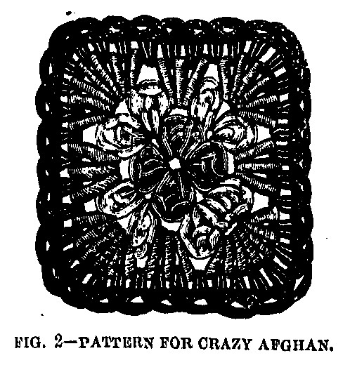 Granny Square example from 1885 issue of Prairie Farmer Magazine