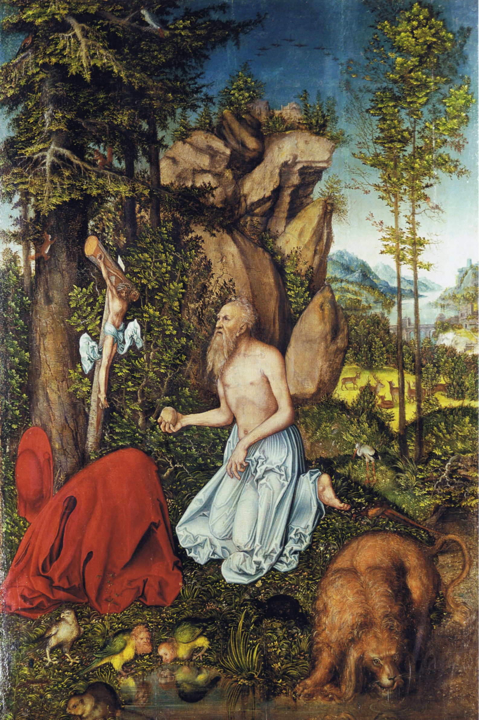 Image: Lucas Cranach d.Ä. - Der heilige Hieronymus (ca.1525, Ferdinandeum)