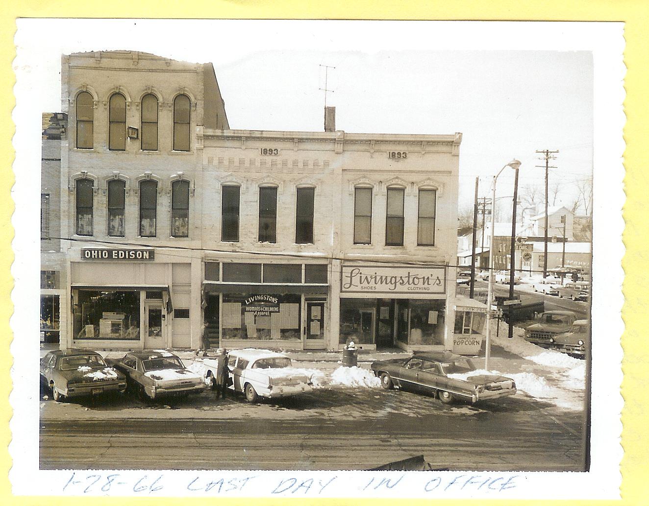 Image Richwood, OH, 19660128, west side of N Franklin St (3 of 5)