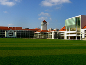 Raffles Institution from field