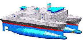 Small waterplane area twin hull swath1 large