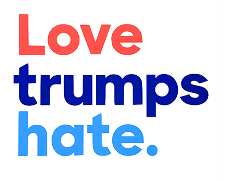 Love trumps hate