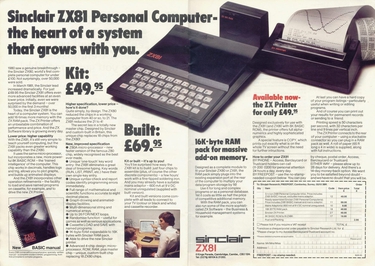 ZX81 Sinclair Research advert