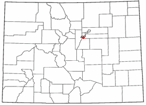Location of Southglenn, Colorado